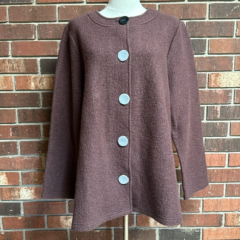Monterey Bay Wool Button Front Sweater‎